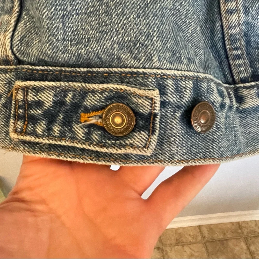 Levi’s Denim Trucker Jacket 80s/90s vintage size medium Men’s - Picture 5 of 13